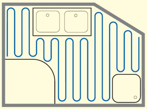 Elektrische Fußbodenheizung Bodenheizung *Komplett-Set* 1 - 60 m²