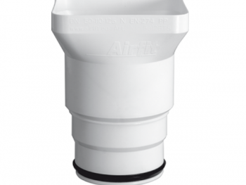 Airfit Rohrbelüfter aus Polypropylen für Abflussrohr / Grau DN 110